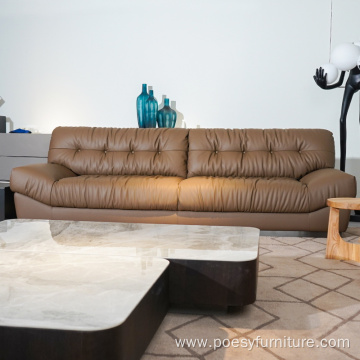 modern home living room furnitures leather Sofas